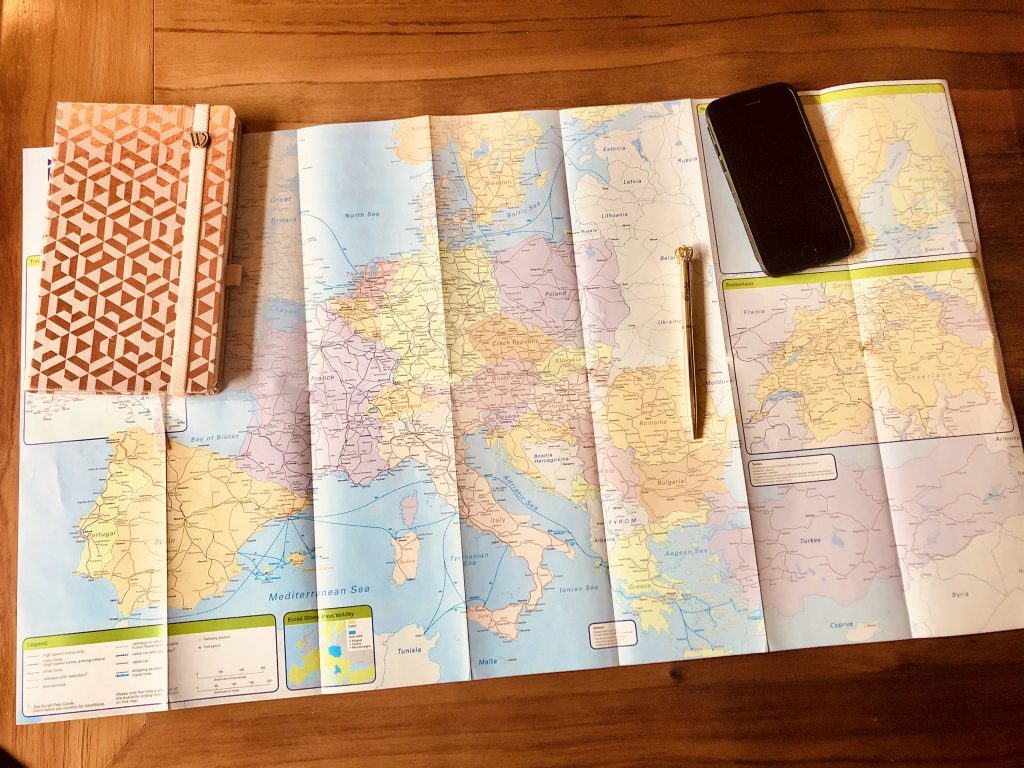 Plano para organizar viaje a Europa